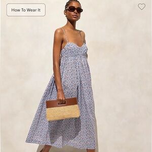 J. Crew Floral Spaghetti Strap Dress